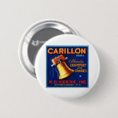 Carillon Brand Florida Grapefruit Ronde Button 5,7 Cm (Voorkant /achterkant)