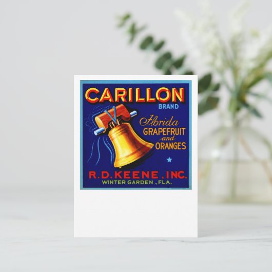 Carillon Florida Grapefruits Briefkaart (Staand voorkant)