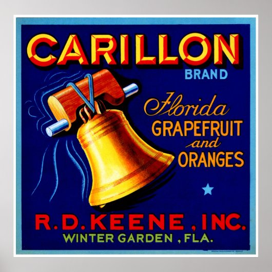 Carillon Florida Grapefruits Poster (Voorkant)