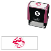 Carimbo de beijo  zelfinktende stempel (In situ)