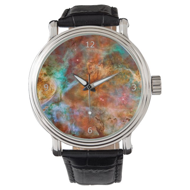 Carina Nebula  afbeelding uit de ruimte Horloge (Voorkant)