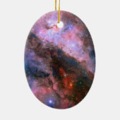 Carina Nebula - Breathondemping Keramisch Ornament (Achterkant)