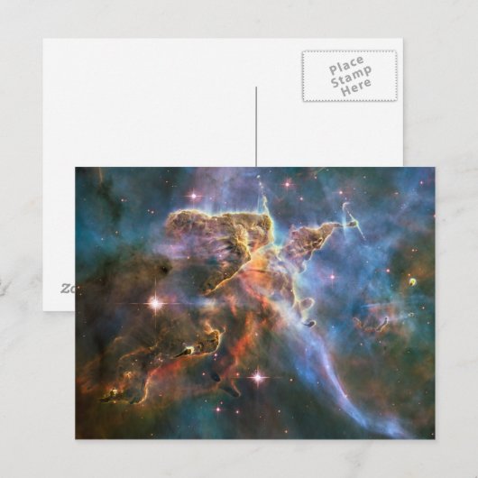 Carina Nebula Briefkaart (Voorkant / Achterkant)