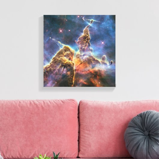 Carina Nebula Canvas Afdruk (Insitu (Woonkamer))