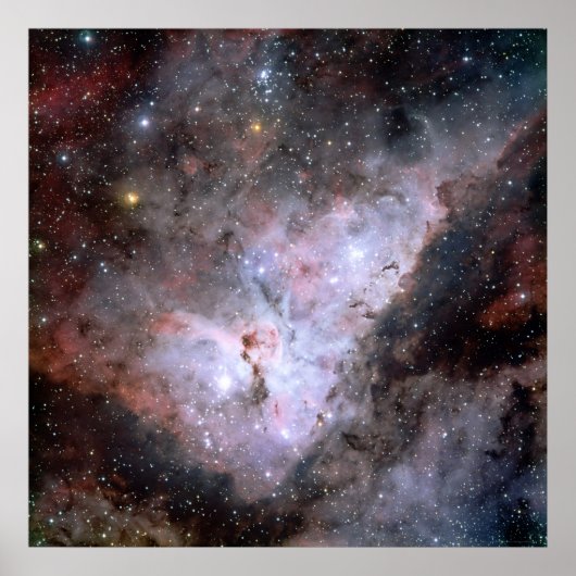 Carina Nebula Composiet 40 x 40 (28 x 28) Poster (Voorkant)