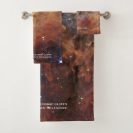Carina Nebula Cosmic Cliffs James Webb Hi-Res Bad Handdoek