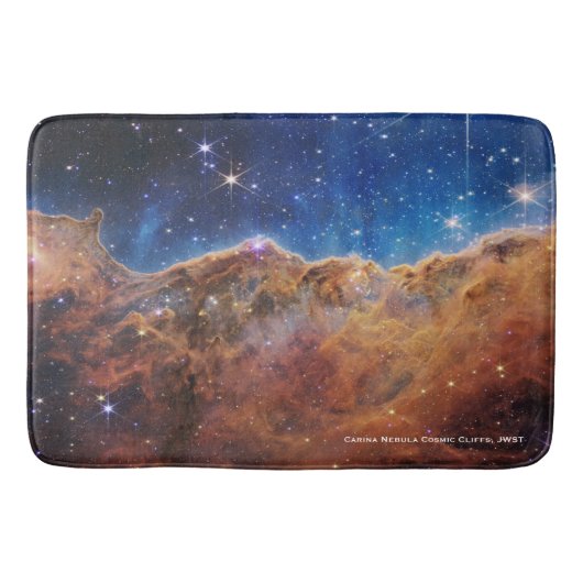 Carina Nebula Cosmic Cliffs James Webb Hi-Res Badmat (Voorkant)