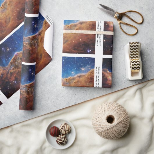 Carina Nebula Cosmic Cliffs James Webb Hi-Res Cadeaupapier (Crafts)