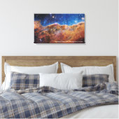 Carina Nebula Cosmic Cliffs James Webb Hi-Res Canvas Afdruk (Insitu (Slaapkamer))