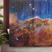 Carina Nebula Cosmic Cliffs James Webb Hi-Res Douchegordijn