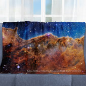 Carina Nebula Cosmic Cliffs James Webb Hi-Res Fleece Deken