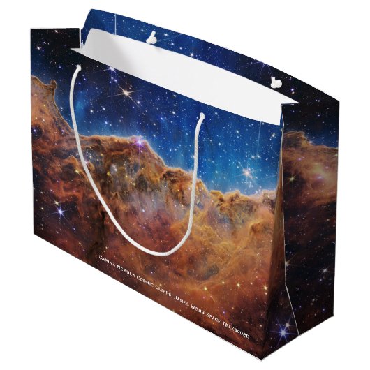 Carina Nebula Cosmic Cliffs James Webb Hi-Res Groot Cadeauzakje (Achterkant Gekanteld)