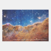 Carina Nebula Cosmic Cliffs James Webb Hi-Res Inpakpapier Vel (Voorkant 2)