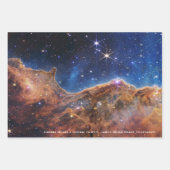 Carina Nebula Cosmic Cliffs James Webb Hi-Res Inpakpapier Vel (Voorkant)