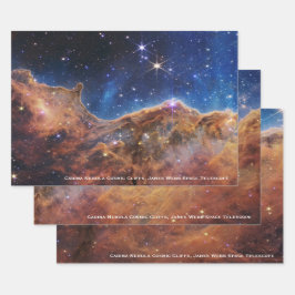 Carina Nebula Cosmic Cliffs James Webb Hi-Res Inpakpapier Vel