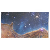 Carina Nebula Cosmic Cliffs James Webb Hi-Res Kussensloop (Voorkant-Links)