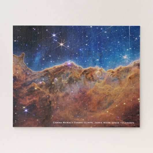 Carina Nebula Cosmic Cliffs James Webb Hi-Res Legpuzzel (Horizontaal)