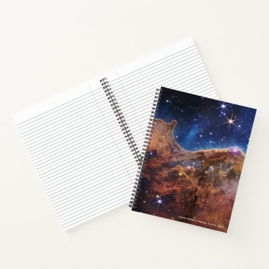 Carina Nebula Cosmic Cliffs James Webb Hi-Res Notitieboek (Binnen)