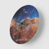 Carina Nebula Cosmic Cliffs James Webb Hi-Res Ronde Klok (Hoek)