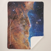 Carina Nebula Cosmic Cliffs James Webb Hi-Res Sherpa Deken (Voorkant)
