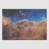 Carina Nebula Cosmic Cliffs James Webb Hi-Res Tissuepapier (Voorkant)