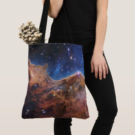 Carina Nebula Cosmic Cliffs James Webb Hi-Res Tote Bag