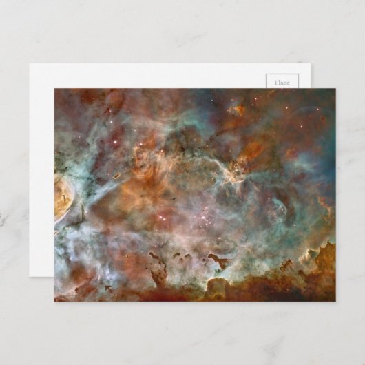 Carina Nebula Dark Clouds Briefkaart (Voorkant / Achterkant)