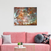 Carina Nebula Dark Clouds Canvas Afdruk (Insitu (Woonkamer))