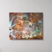 Carina Nebula Dark Clouds Canvas Afdruk (Voorkant)