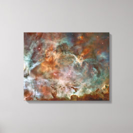 Carina Nebula Dark Clouds Canvas Afdruk