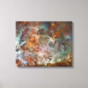 Carina Nebula Dark Clouds Canvas Afdruk