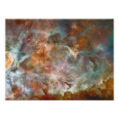 Carina Nebula Dark Clouds Foto Afdruk (Voorkant)