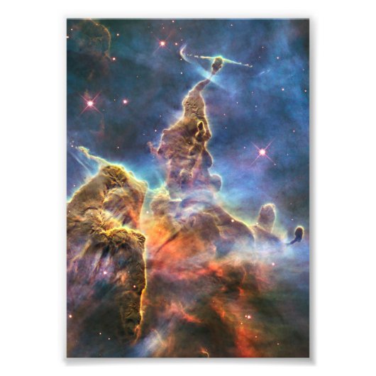 Carina Nebula Foto Afdruk (Voorkant)