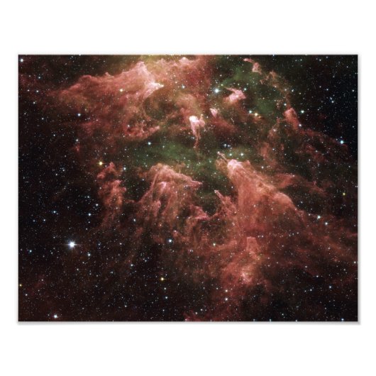 Carina Nebula Foto Afdruk (Voorkant)