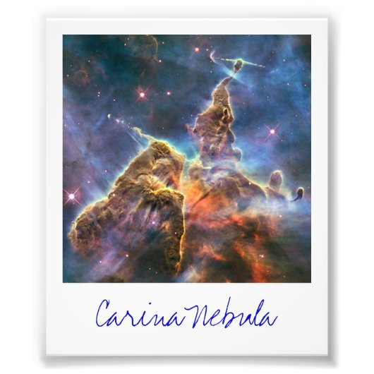 Carina Nebula Foto Afdruk (Voorkant)