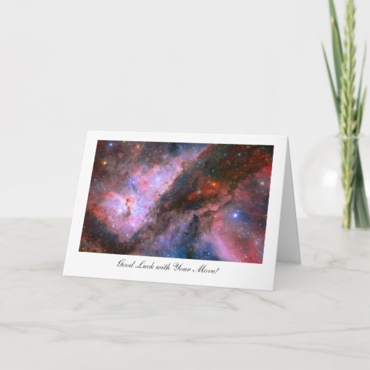 Carina Nebula - Goed geleend met je thuisbeweging Kaart (Voorkant)