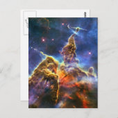 Carina Nebula Hubble Space Briefkaart (Voorkant / Achterkant)