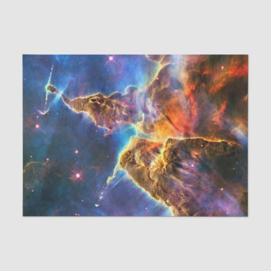 Carina Nebula Hubble Space NASA Tissuepapier (Voorkant)