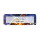 Carina Nebula (Hubble Telescope) Etiket (Voorkant)