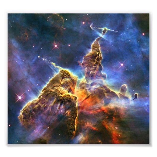 Carina Nebula (Hubble Telescope) Foto Afdruk (Voorkant)