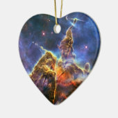 Carina Nebula (Hubble Telescope) Keramisch Ornament (Links)