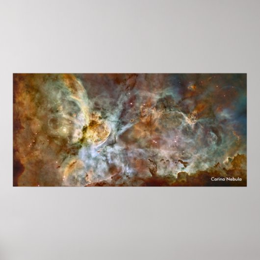 Carina Nebula - Hubble Telescope Poster (Voorkant)
