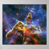 Carina Nebula (Hubble Telescope) Poster (Voorkant)