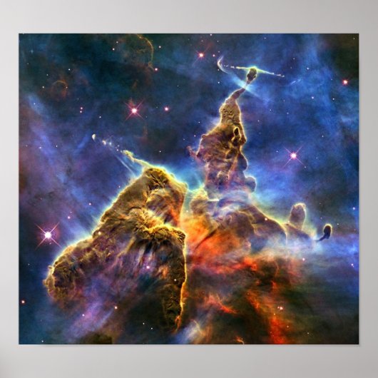 Carina Nebula (Hubble Telescope) Poster (Voorkant)
