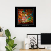 Carina Nebula in constellatie Argo Navis Poster (Thuiskantoor)