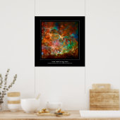 Carina Nebula in constellatie Argo Navis Poster (Keuken)