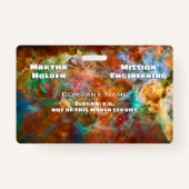 Carina Nebula in de constellatie van Argo Navis Badge (Voorkant)