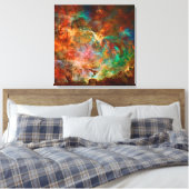 Carina Nebula in de constellatie van Argo Navis Canvas Afdruk (Insitu (Slaapkamer))