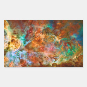 Carina Nebula in de constellatie van Argo Navis Rechthoekige Sticker