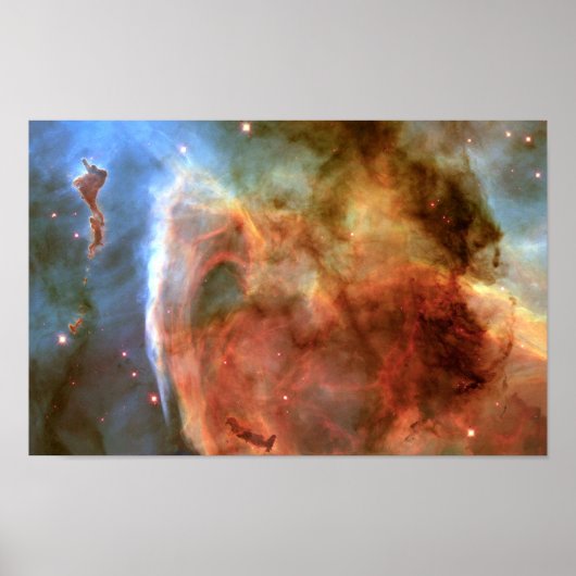 Carina Nebula Keyhole Detail Space Poster (Voorkant)